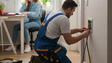 Contrató a un electricista y éste aprovechó un descuido para manosear a su hija