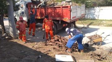 La Municipalidad continúa con los trabajos de descacharreo en el barrio Borges