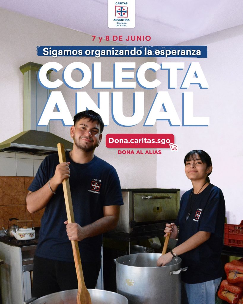 Cáritas lanzará su Colecta Anual 2025: “Sigamos organizando la esperanza”