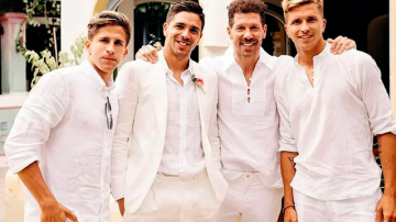 El Cholo Simeone será abuelo: uno de sus hijos anunció que espera su primer hijo