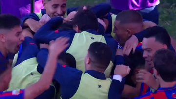 San Lorenzo lo aguantó con 10 jugadores, venció a Tigre y es el primer clasificado a cuartos de final