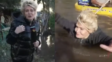 Revuelo con una periodista de TN que se enojó por “mojarse” en una cobertura e insultó a damnificados de inundaciones