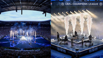 VIDEO | Así fue el show de Linkin Park en la previa de la Champions League