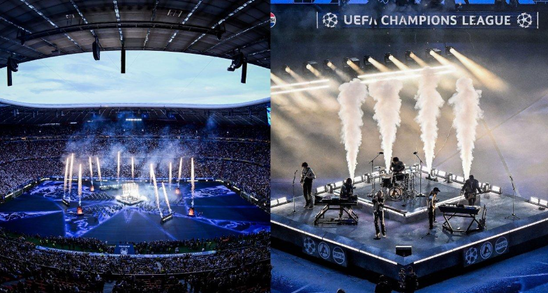 VIDEO | Así fue el show de Linkin Park en la previa de la Champions League
