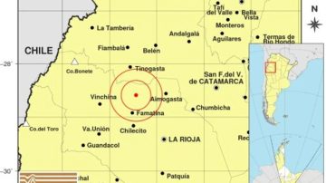 Temblor de 5.9° en la escala de richter causó pánico en La Rioja y varias provincias