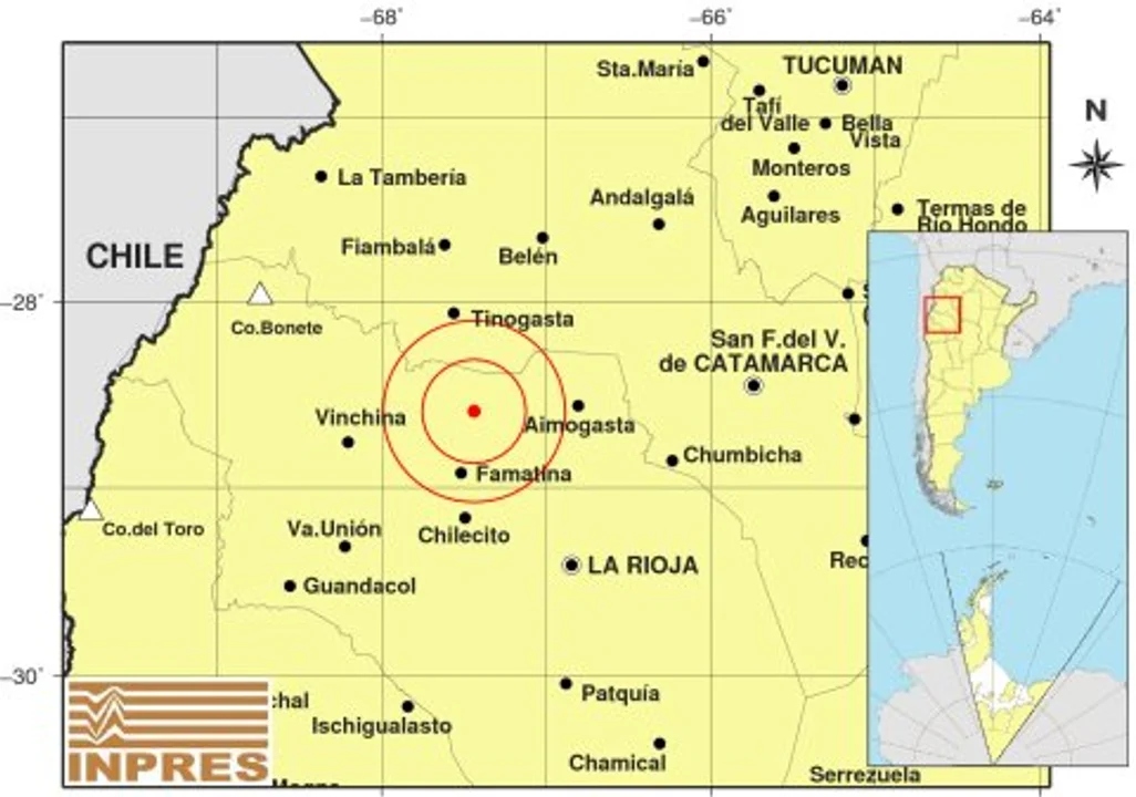 Temblor de 5.9° en la escala de richter causó pánico en La Rioja y varias provincias