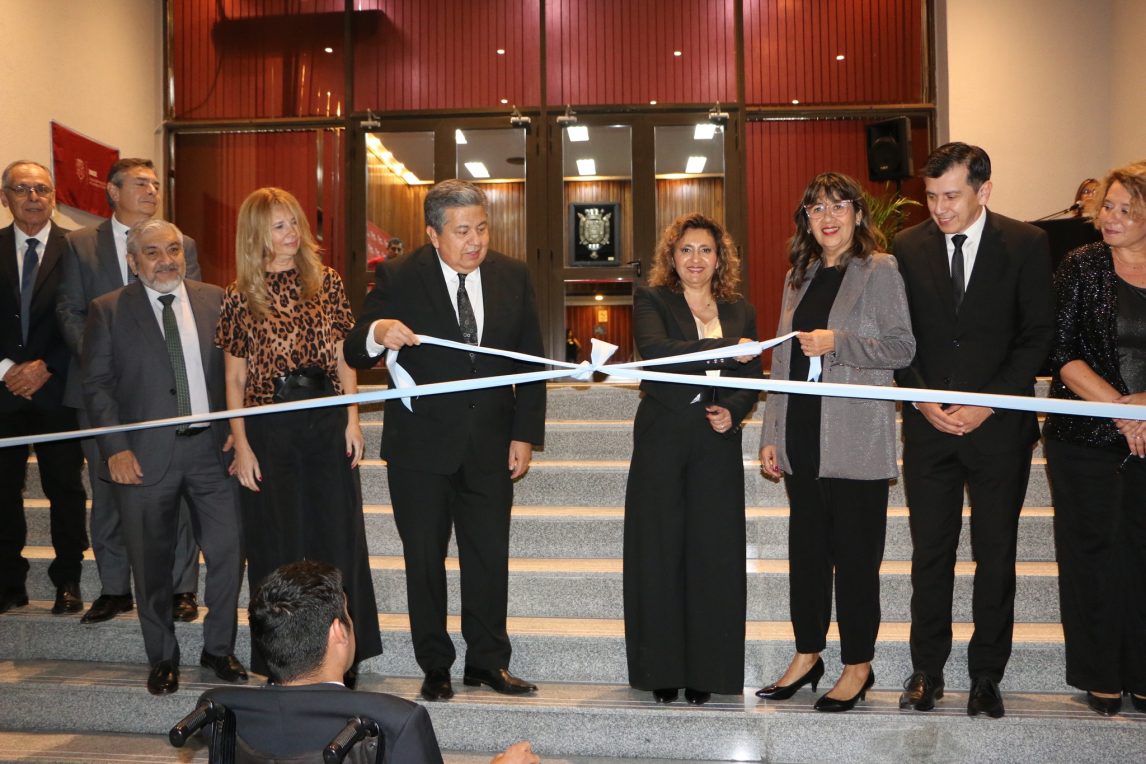 Inauguraron el nuevo acceso al Complejo Cultural Bernardo Canal Feijóo