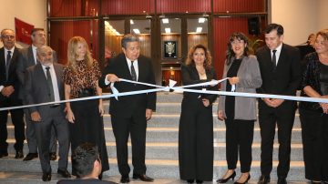 Inauguraron el nuevo acceso al Complejo Cultural Bernardo Canal Feijóo