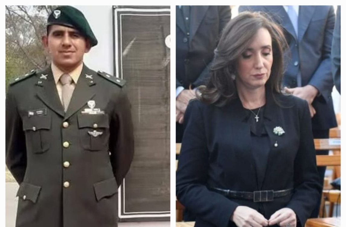 Victoria Villarruel despidió al teniente santiagueño que murió en medio de un entrenamiento