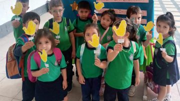 Así celebraron la elección del nuevo Papa en el Colegio San Francisco