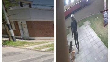 VIDEO | El momento en que un delincuente le arrebató el celular a una nena de 9 años