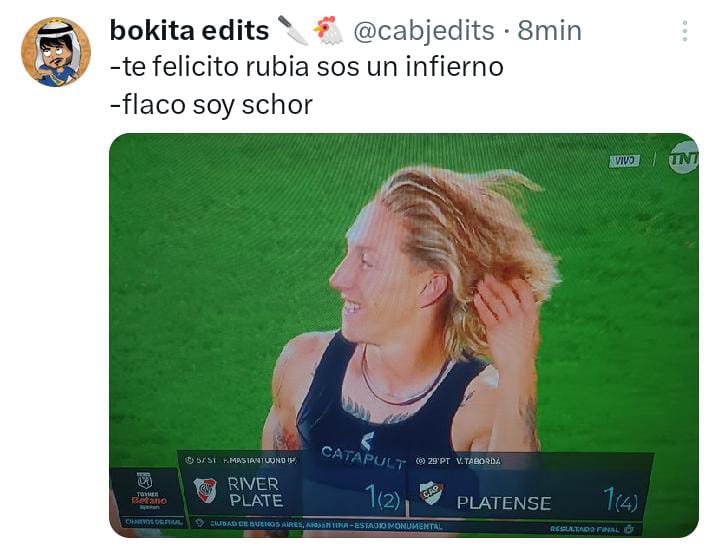 Los memes de la eliminación de River contra Platense