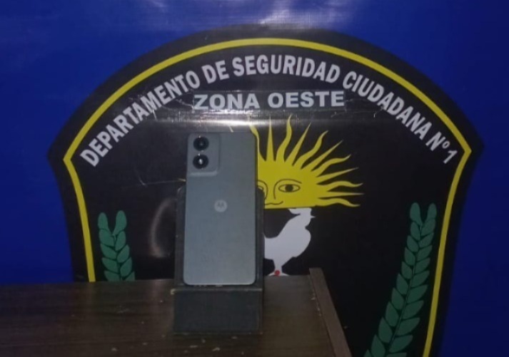 Lo rastrearon por geolocalización y recuperaron un celular robado
