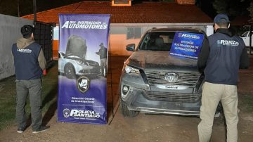 Recuperan camioneta con adulteraciones en La Banda durante un operativo policial