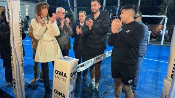 Silva Neder participó de la inauguración de un importante complejo deportivo