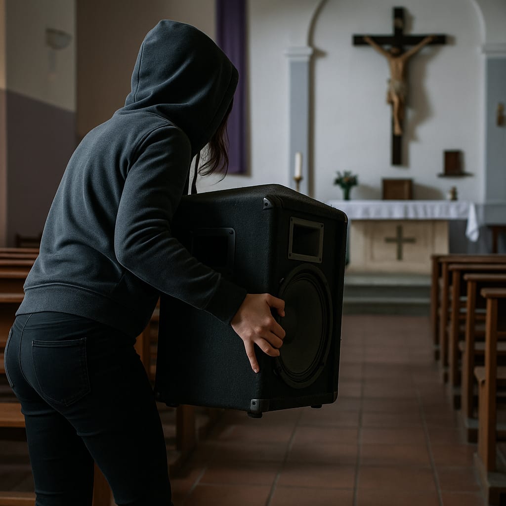 Entraron a una capilla del Campo Contreras Viejo y se llevaron todo