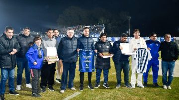 Maher Carrizo, Nicolás Paz y Matías García fueron distinguidos por Sarmiento