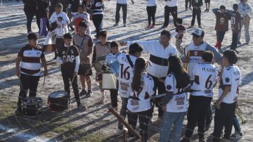Banderazo “Calamar” en Añatuya, a horas de la gran final del fútbol argentino