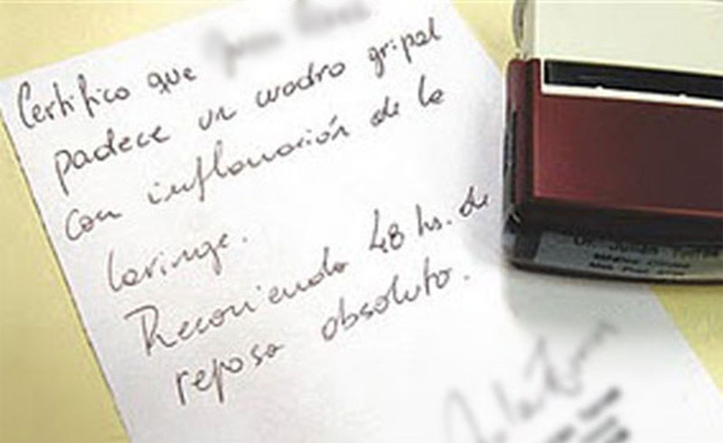 Neurólogo se olvidó de retirar sus sellos de un sanatorio donde trabajaba y le usaron para falsificar certificados