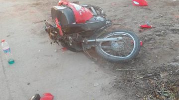 Terrible choque de motos se cobró la vida de un nene de 9 años