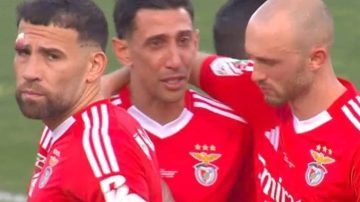 El llanto de Di María tras la derrota ante Sporting en la Copa de Portugal