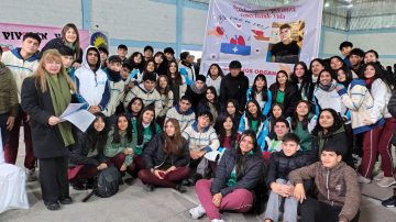 Estudiantes de Fernández conmemoraron el Día de la Donación de Órganos y Tejidos