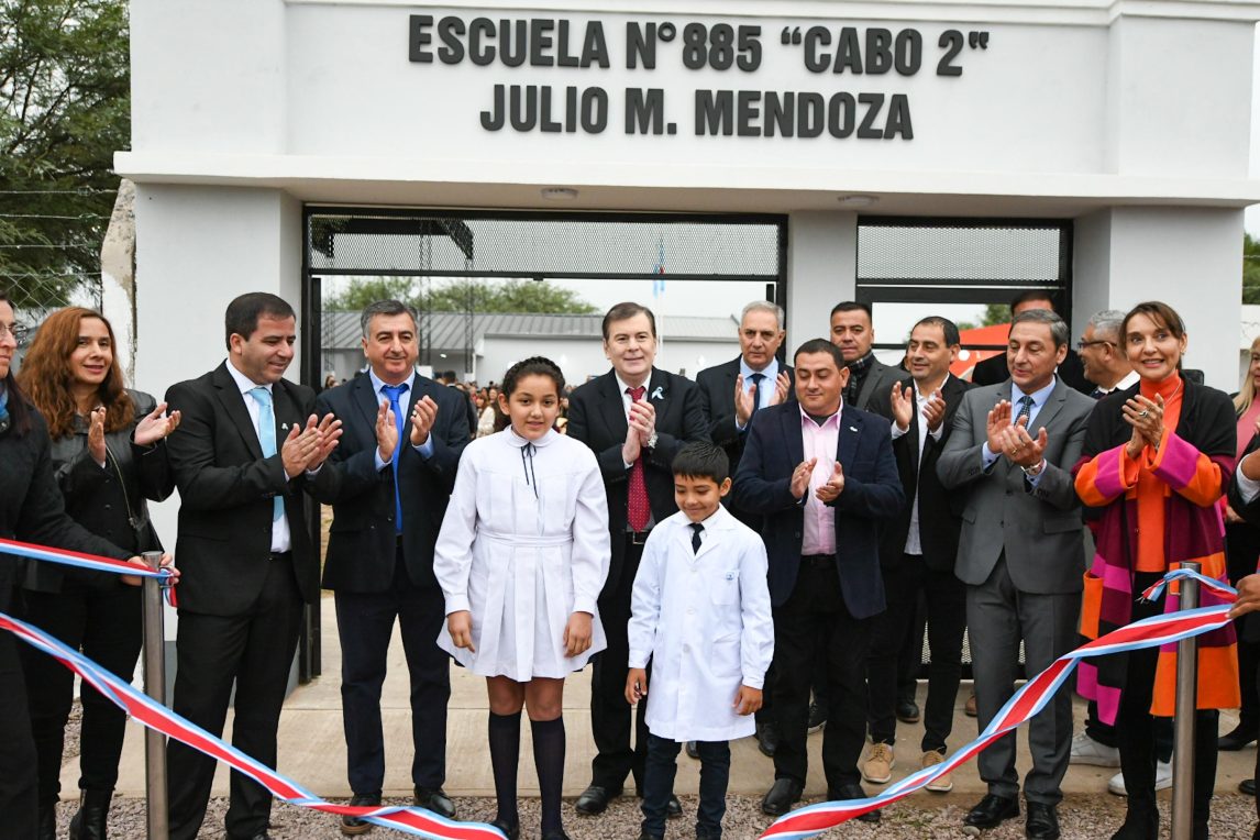 La educación sigue creciendo en el interior: Zamora inauguró obras nuevas en San Lorenzo