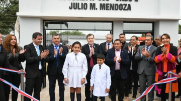 La educación sigue creciendo en el interior: Zamora inauguró obras nuevas en San Lorenzo