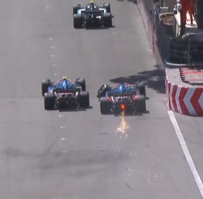 GP de Mónaco: Casi chocan a Colapinto