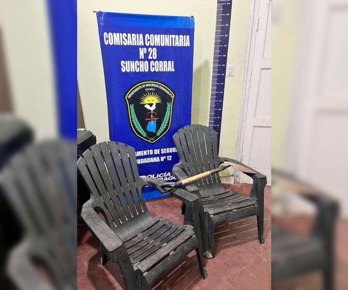 Compró dos sillones y una pala sin saber que eran robados