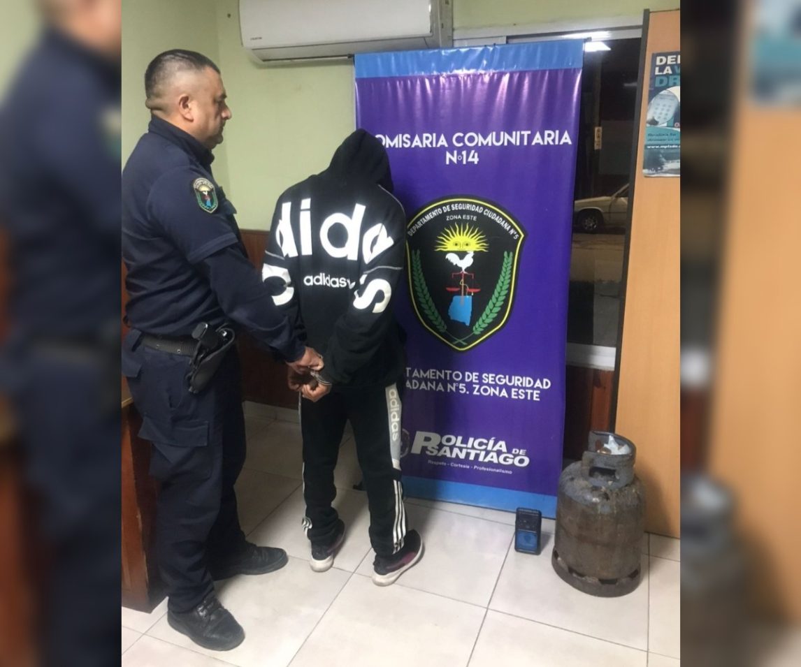 Lo agarraron con las manos en la garrafa: intento de robo en La Banda