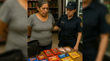 Detuvieron a mujer que quiso llevarse mercadería sin pagar en un supermercado