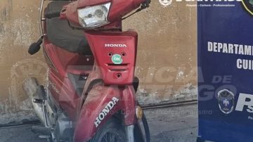 Joven tuvo que entregar a la policía una moto que había comprado por $50.000