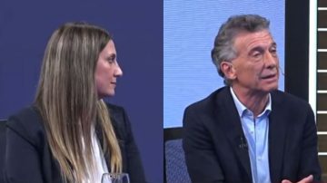 Tenso momento entre Mauricio Macri y Silvia Lospenatto