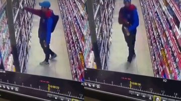 Se llevó un Jonnie Walker entre las prendas y quedó grabado