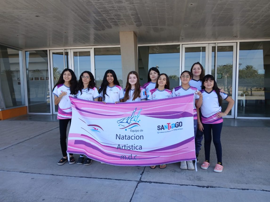 Nadadoras santiagueñas representarán a la provincia en el Campeonato de Natación Artística