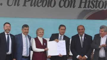 Silva Neder participó del acto por el 204° aniversario del histórico Pacto de Vinará