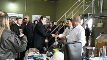 Zamora visitó Weisburd, inauguró obras y dijo que en “Santiago hemos generado capacidad exportadora y productiva”