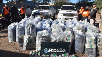 En espectacular persecución frustraron intento de contrabando de más de 1.300 kilos de coca