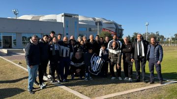 Olímpico recorrió el imponente complejo de la Secretaría de Deportes provincial