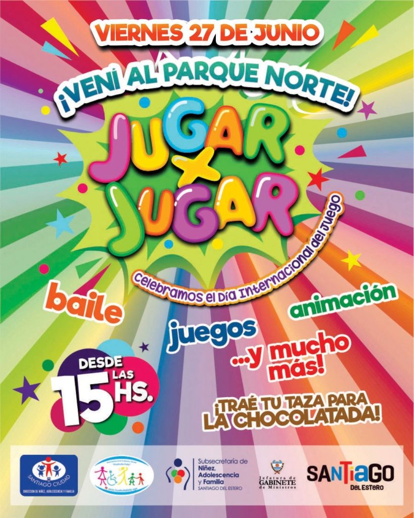 Este viernes será la jornada Jugar por Jugar en el Parque Norte