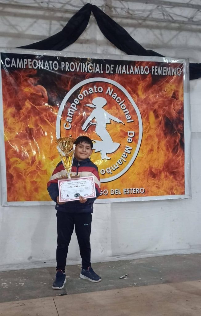 Orgullo: Yoel Zerda fue consagrado Campeón Provincial de Malambo Masculino Menor