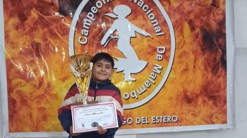 Orgullo: Yoel Zerda fue consagrado Campeón Provincial de Malambo Masculino Menor