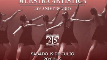 El Estudio de Danzas Eugenia Morán celebra su 40° aniversario con una muestra en el Teatro 25 de Mayo