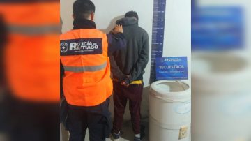 In fraganti: capturan a “Melli” cuando arrastraba un lavarropas que acababa de robar