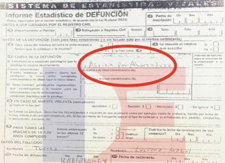 Caso Luciana Torres | Documento exclusivo de Info del Estero: “Asfixia por ahorcadura”