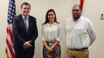 Zamora se reunió con referentes de Select Florida para promover inversiones tecnológicas en Santiago del Estero