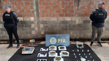 La Banda: allanan una vivienda y secuestran 579 dosis de cocaína, 3 kilos de marihuana y armas