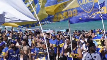 VIDEO: River apareció desde el cielo y arruinó la fiesta de Boca en Miami