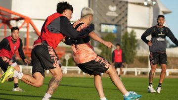 Central Córdona entrenó doble turno y realizaron trabajos con pelota en el Centro de Alto Rendimiento